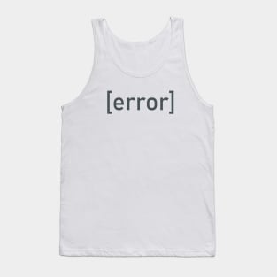 [Error] Tank Top